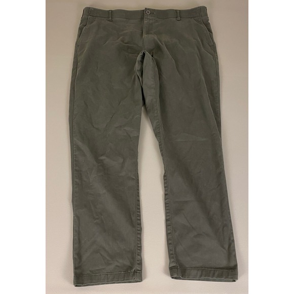 Lee‎ Extreme Comfort Relaxed Fit Performance Pants 42x34 Gray Stretch Waist - Picture 1 of 15